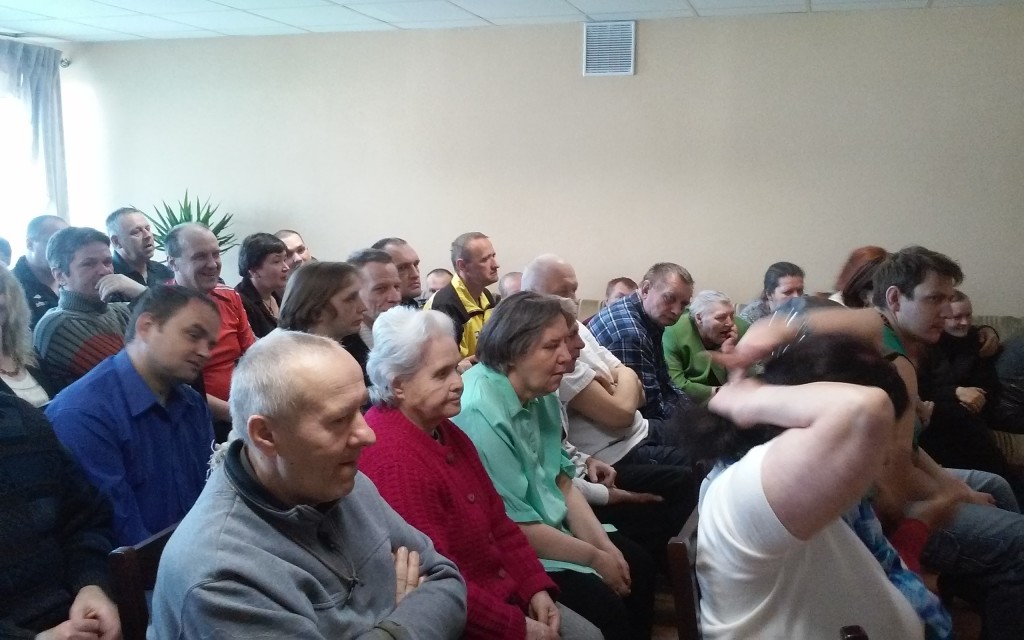 Пасхальное поздравление подопечных в доме опеки в Прудишкес Вильнюсского района