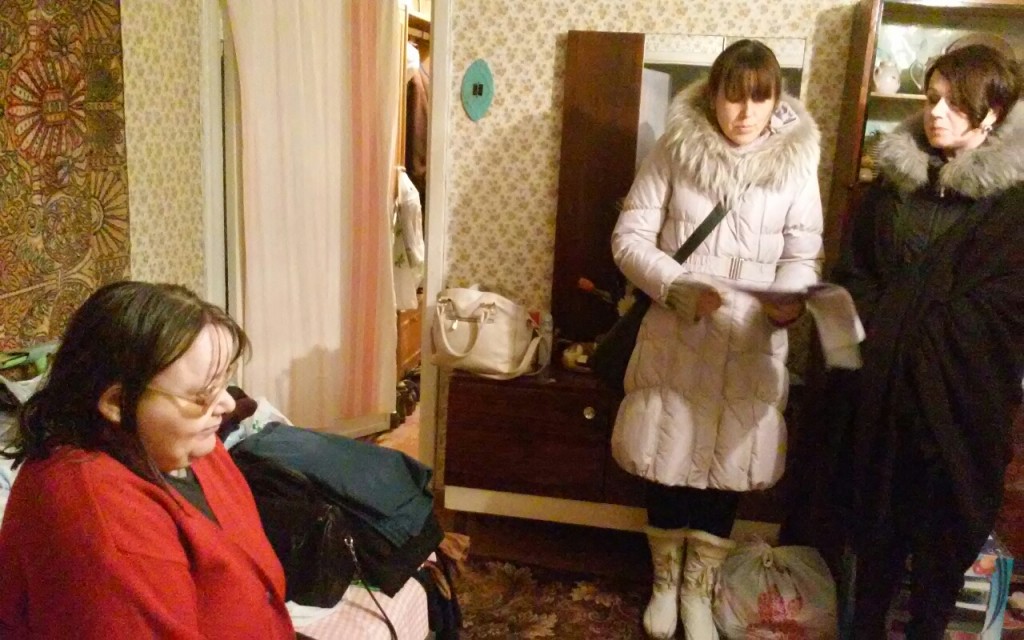 Поздравление с Рождеством Христовым немощных на дому