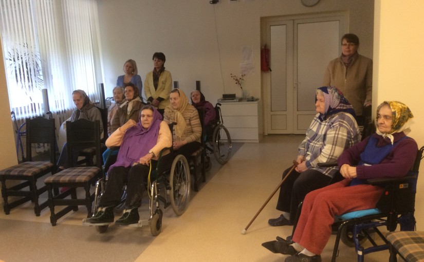 Духовное окормление в доме престарелых «Сеневита»