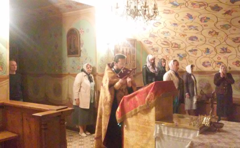 Молебен для добровольцев