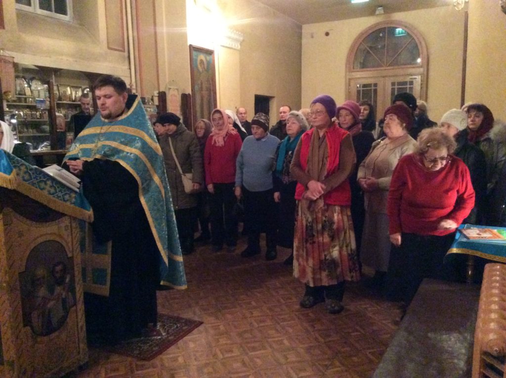 Молебен для добровольцев социального служения Вильнюсского благочиния