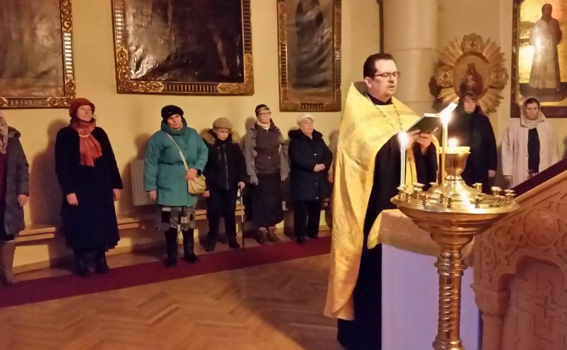 Молебен для добровольцев Вильнюсского благочиния