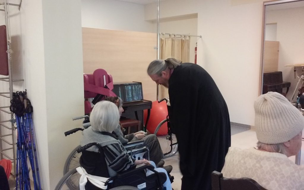 Духовное окормление в домах престарелых «Senevita», «Sevelis», «Šilas».