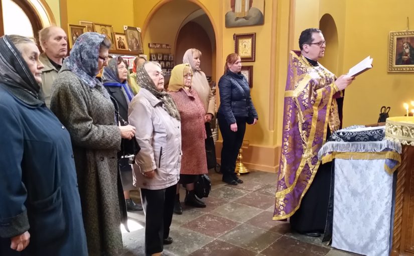 Молебен для добровольцев социального служения Вильнюсского благочиния