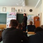 Проведение бесед в вильнюсской гимназии и прогимназии "Santaros"