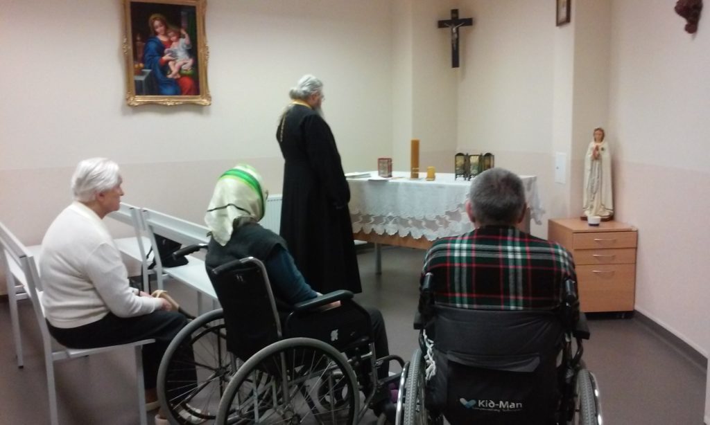 Молебен о здравии в больнице Святого Роко
