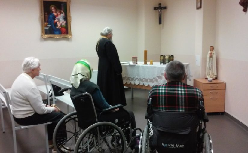 Молебен о здравии в больнице Святого Роко