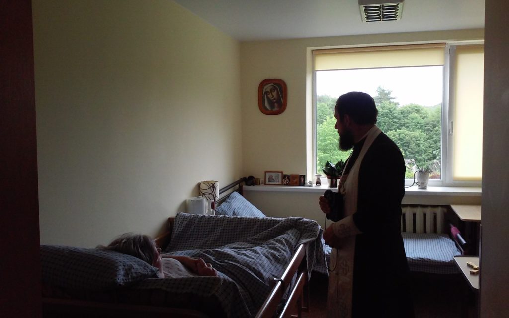 Духовное окормление в доме престарелых «Antavilui pensionate»