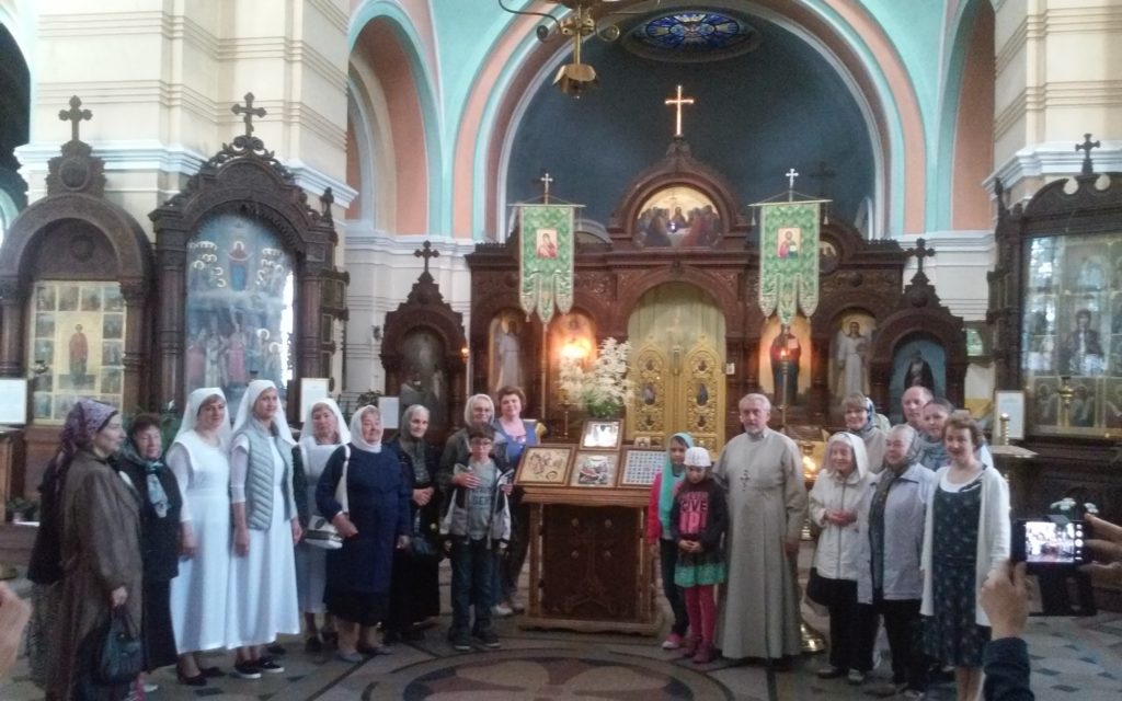 Молебен для добровольцев социального служения Вильнюсского благочиния