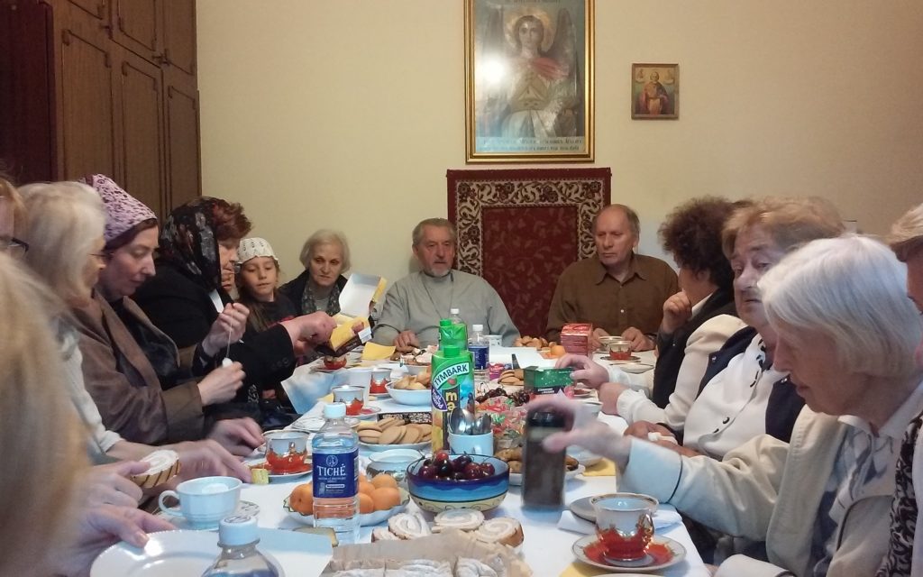 Молебен для добровольцев социального служения Вильнюсского благочиния