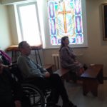 Духовное окормление в доме престарелых в Антавиляй