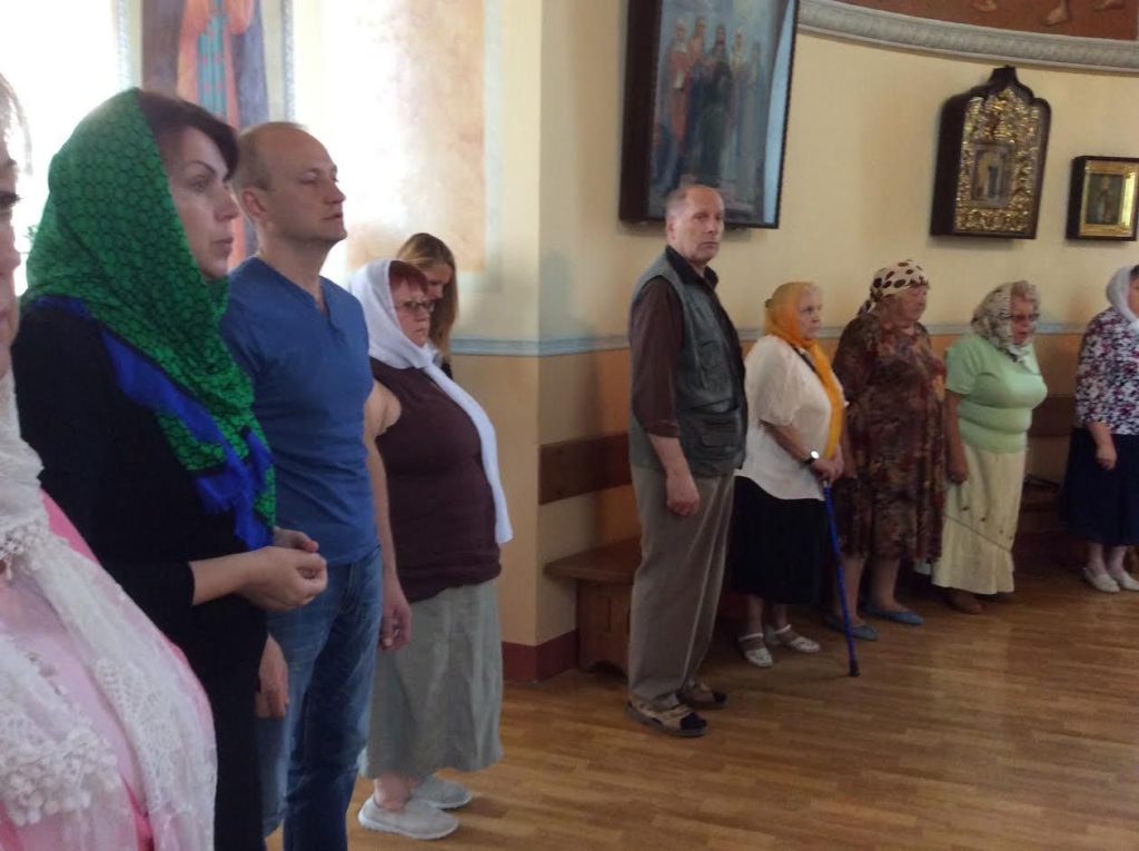 Молебен для добровольцев социального служения