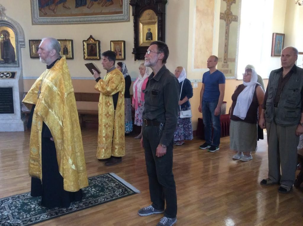 Молебен для добровольцев социального служения