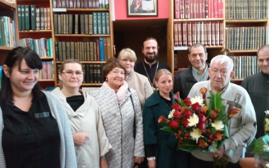 Юбилей старейшего работника Свято-Духова монастыря