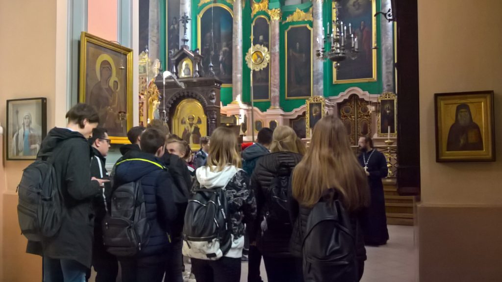 Встреча с учащимися вильнюсской гимназии «Сантарос»