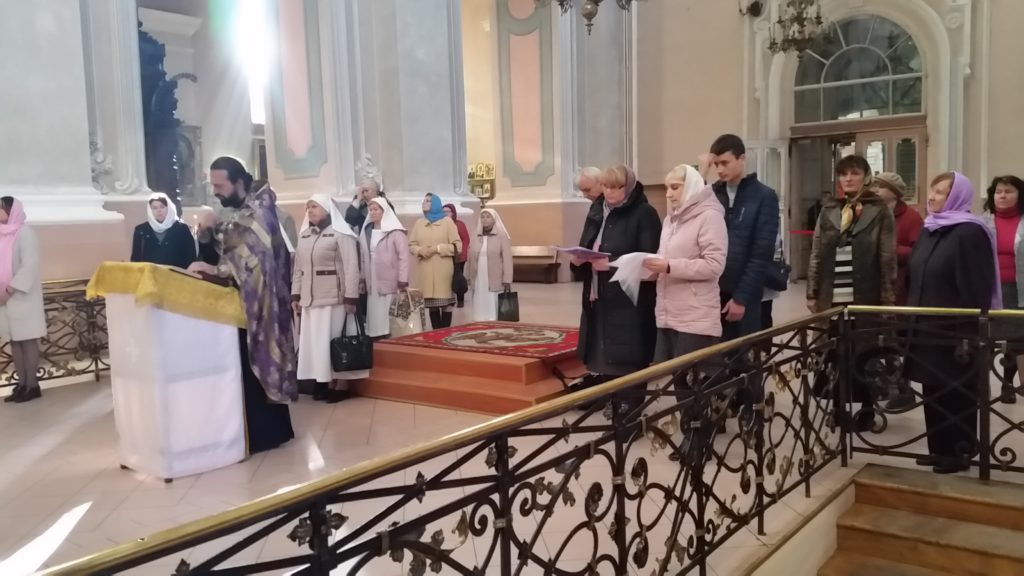 Молебен для добровольцев Вильнюсского благочиния