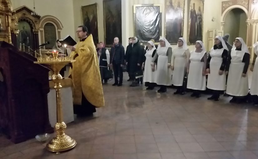 Молебен для добровольцев Вильнюсского благочиния