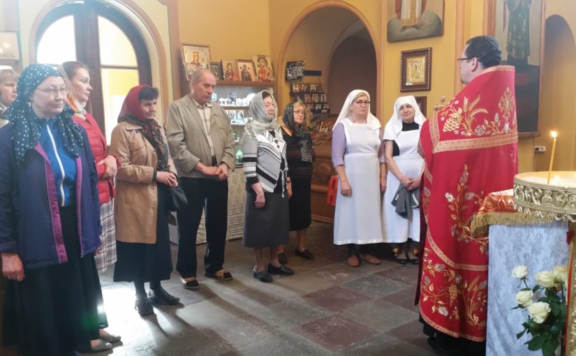 Молебен для добровольцев Вильнюсского благочиния