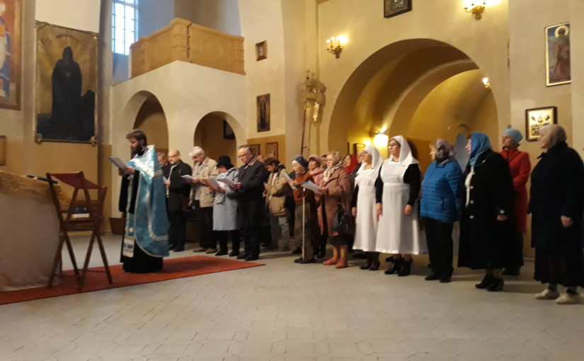 Молебен для добровольцев Вильнюсского благочиния