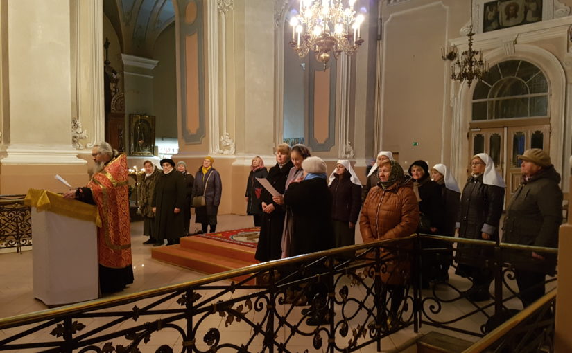 Молебен для добровольцев Вильнюсского благочиния