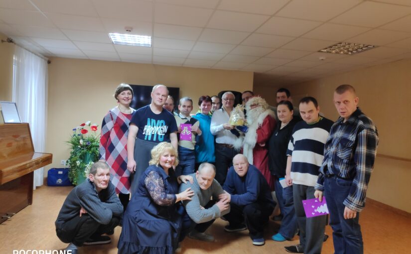 Рождественские поздравления в доме опеки в Прудишкес