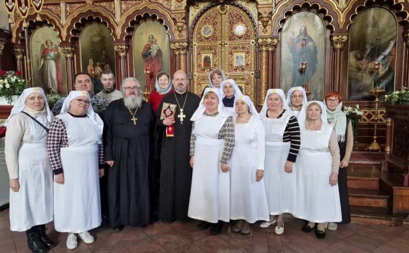 Облачения новой сестры милосердия сестричества прп.Харитины Литовской
