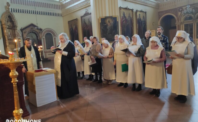 Молебен на всякое доброе дело для сестёр милосердия прп. Харитины Литовской и добровольцев Вильнюсского городского округа.