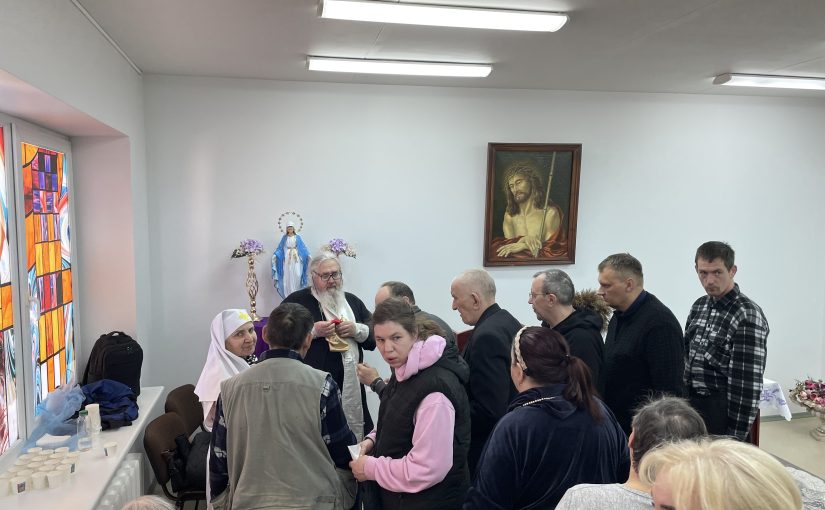 Посещение психоневрологического пансионата в Прудишкес.