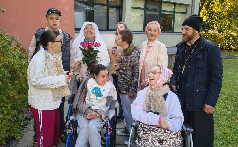 Посещение пансионата для молодежи с особенным здоровьем г. Вильнюса