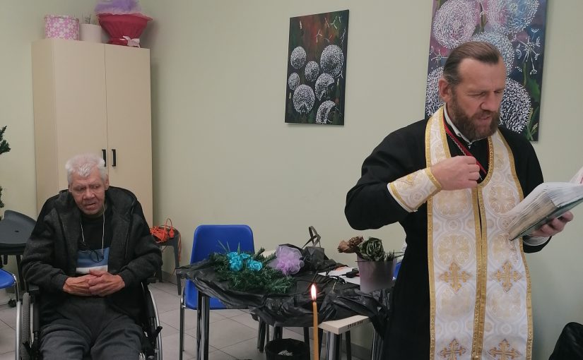 Посещение пансионата для пожилых людей на улице Бальжио г. Вильнюса. 